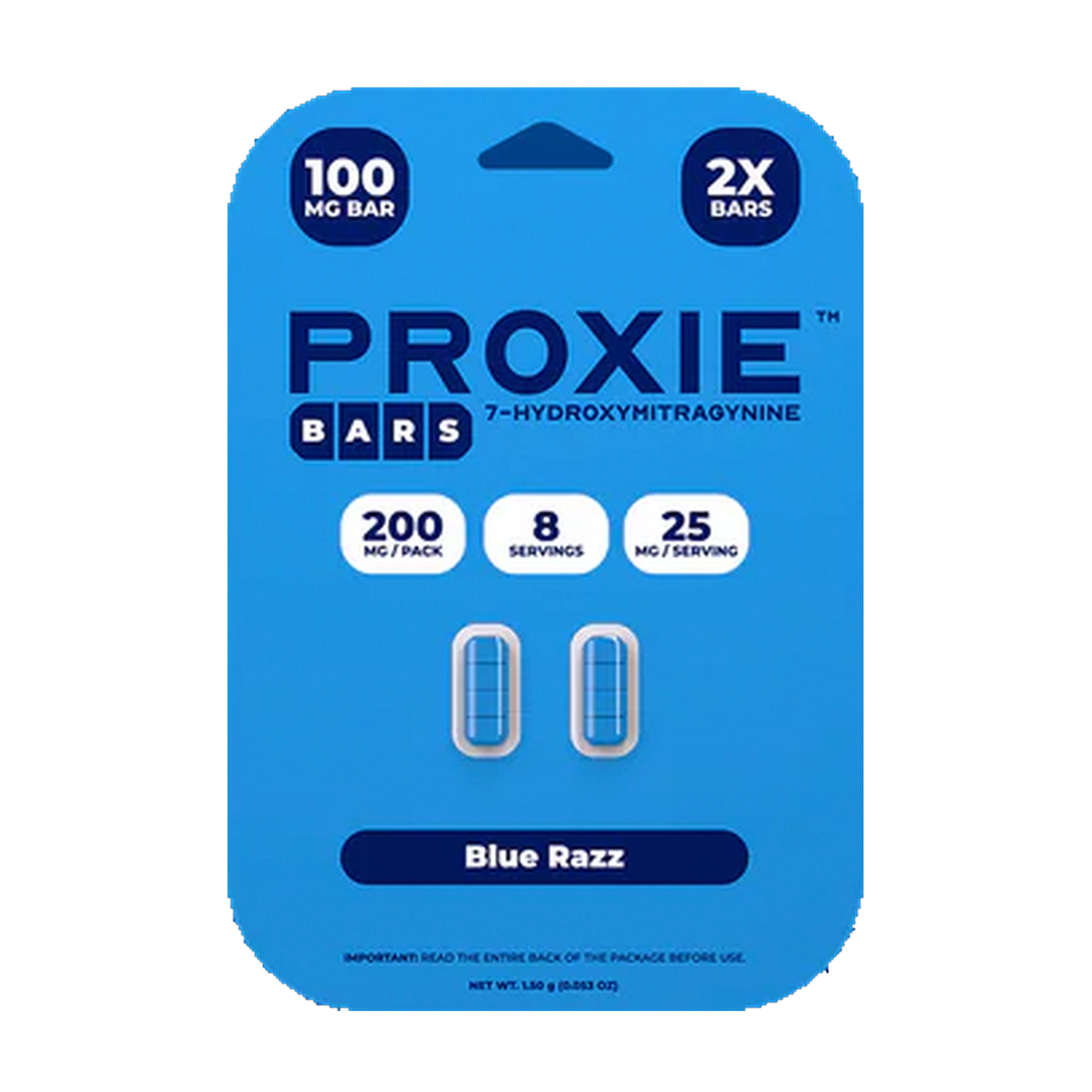 2ct 100mg Proxie BARS 7-HYDROXYMITRAGYNINE | 200 mg per PACK