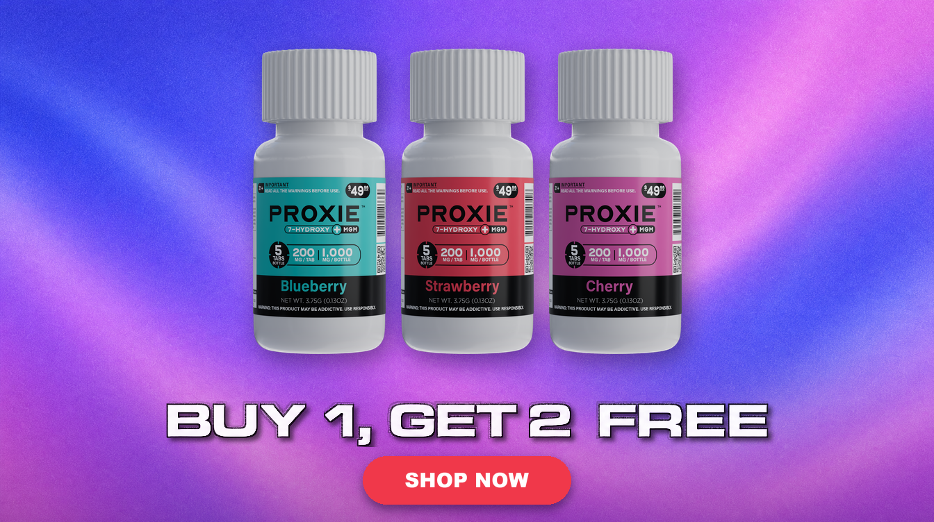 PROXIE 7-OH + MGM 1,000 mg bottles — buy 1 get 2 free