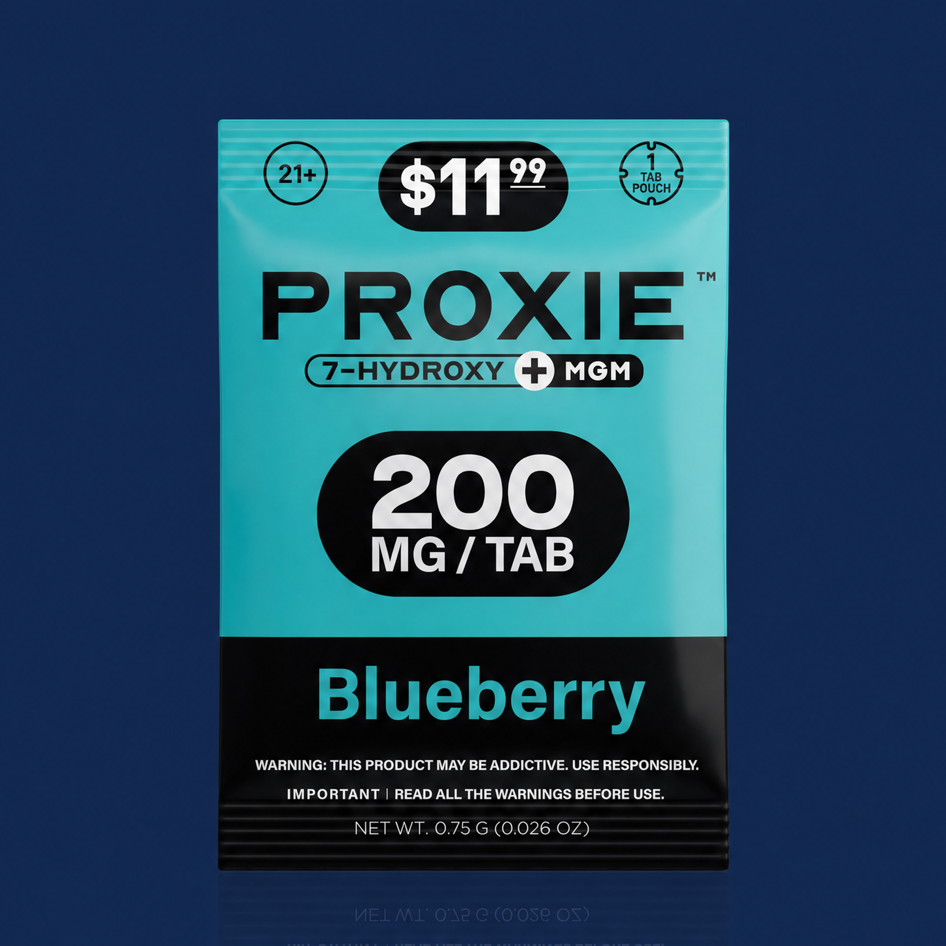 Proxie 7-OH + MGM 200 mg Single Tablet - Blueberry