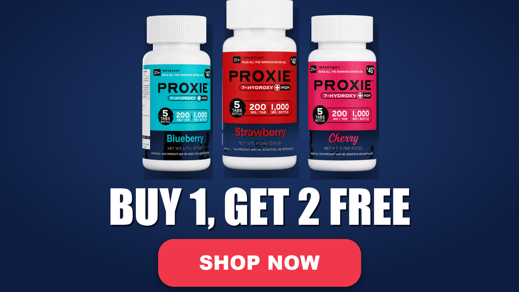 PROXIE 7-OH + MGM bottles - Buy 1 Get 2 Free